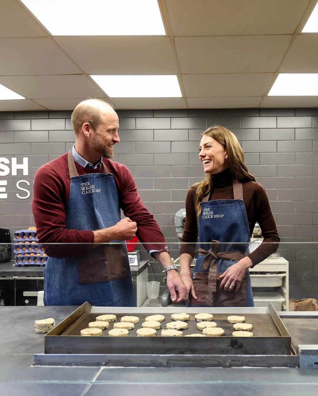 Prince William and Kate Middleton recently delighted fans by sharing a charming moment as they made traditional Welsh cakes together