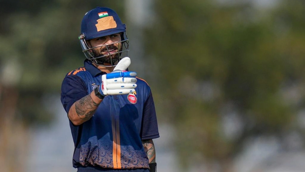 Virat Kohli’s 29-Ball Fifty Wows Fans in Vijay Hazare Trophy
