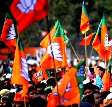 BJP Minority Front Protests in Lucknow Against Hindu Oppression in Bangladesh