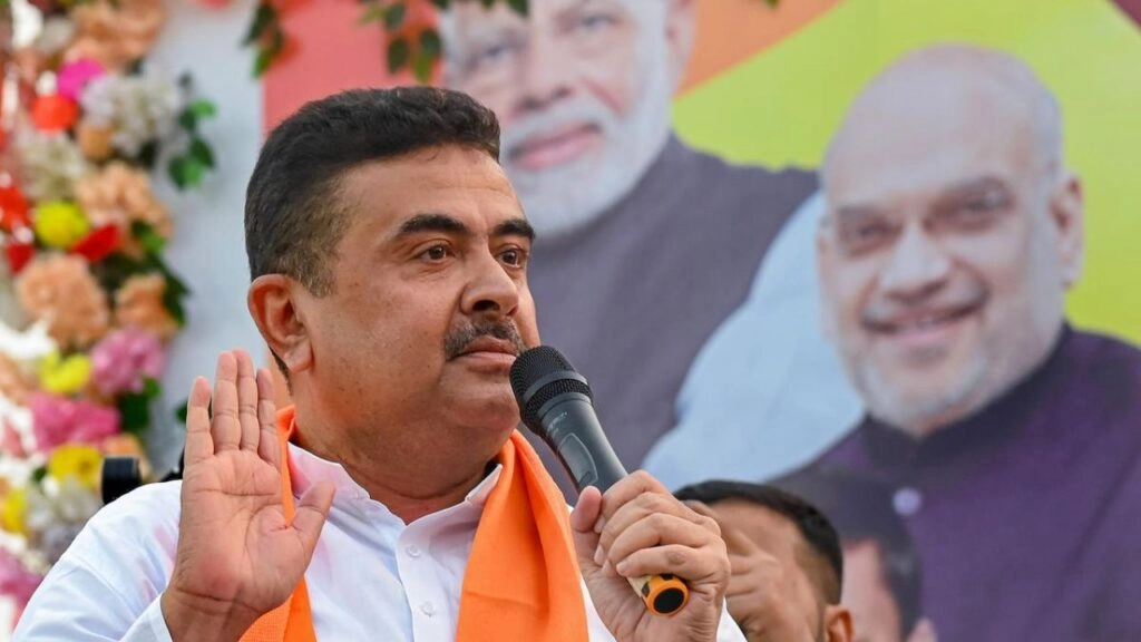 Attack on Suvendu Adhikari’s Convoy; Protest Outside Police