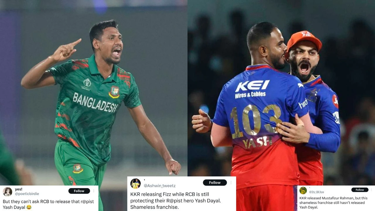 BCCI, RCB Address Yash Dayal’s Allegations; KKR Releases Mustafizur