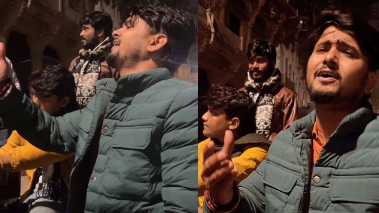 Singer's Heartfelt Song at Varanasi Ghat Wins Hearts