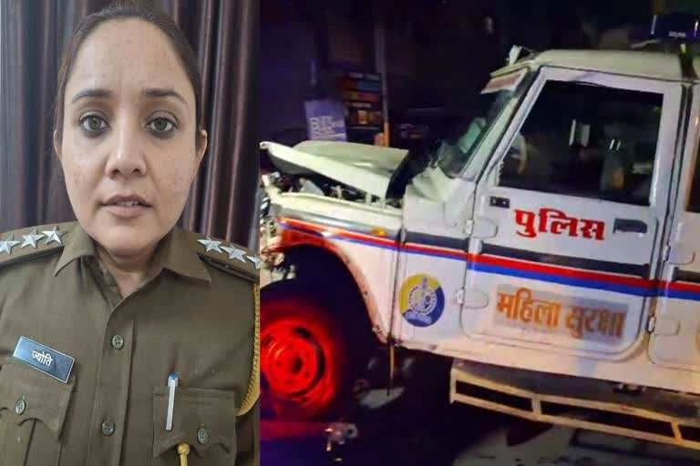 Police Van Hit by Fast Car in Sri Ganganagar: Officer Dies, 2 Injured