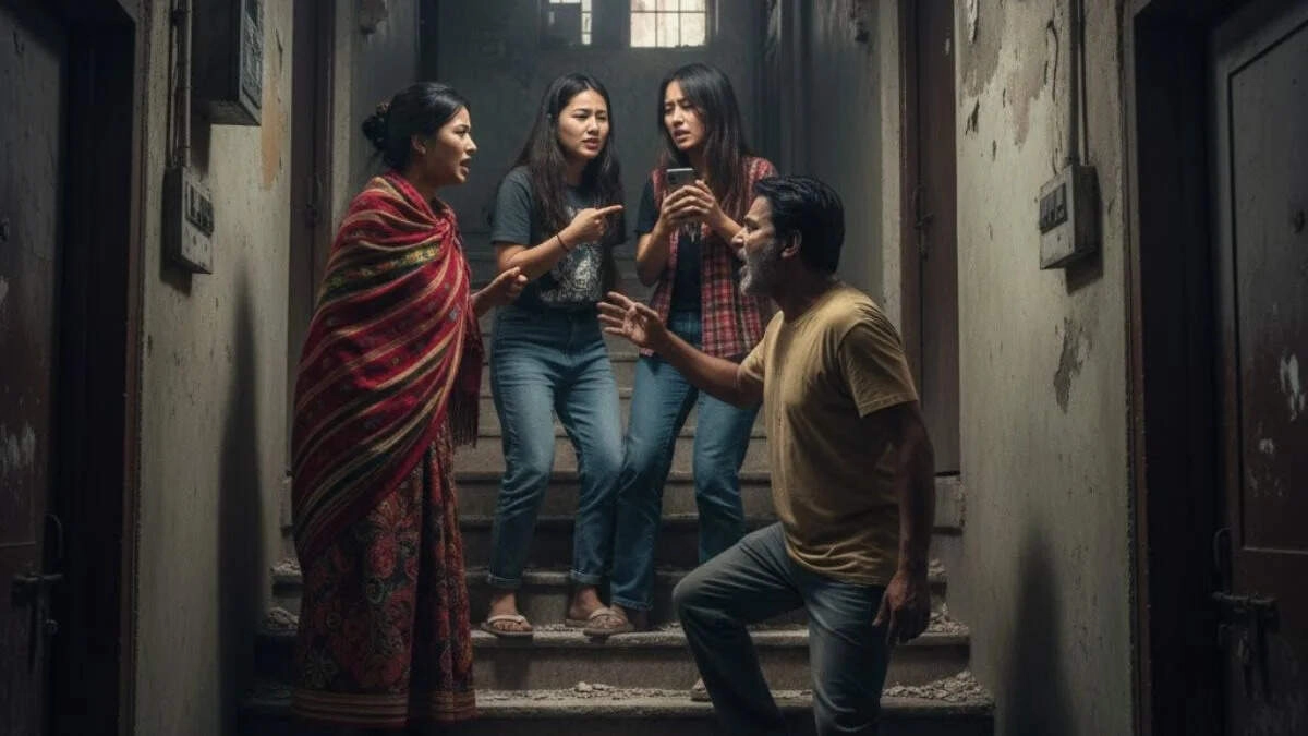 Neighbor's Shameful Act with Northeast Girls for 500 Rupees