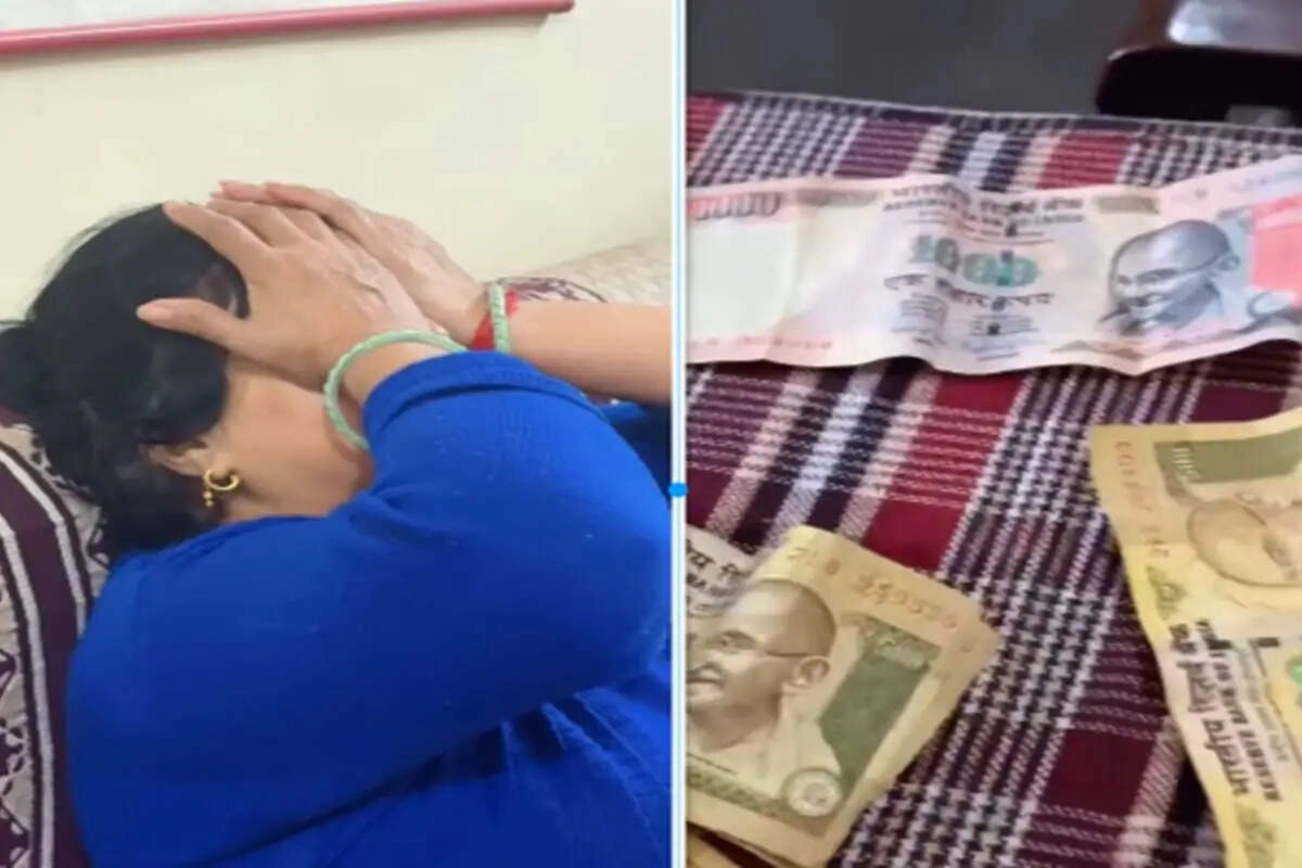 Woman Cries After Remembering Money Stolen from Husband