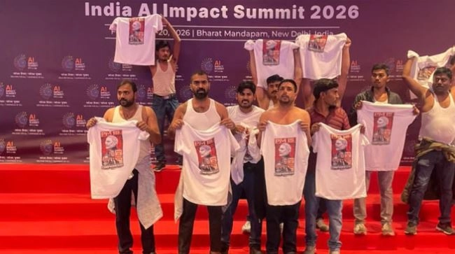 Protests at Bharat Mandapam: Two More Arrested During AI Summit