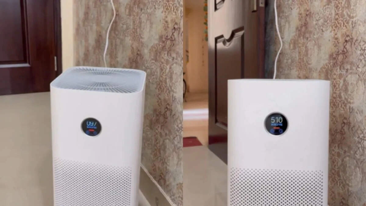 Opening Door Reveals Shocking AQI Levels, Video Goes Viral