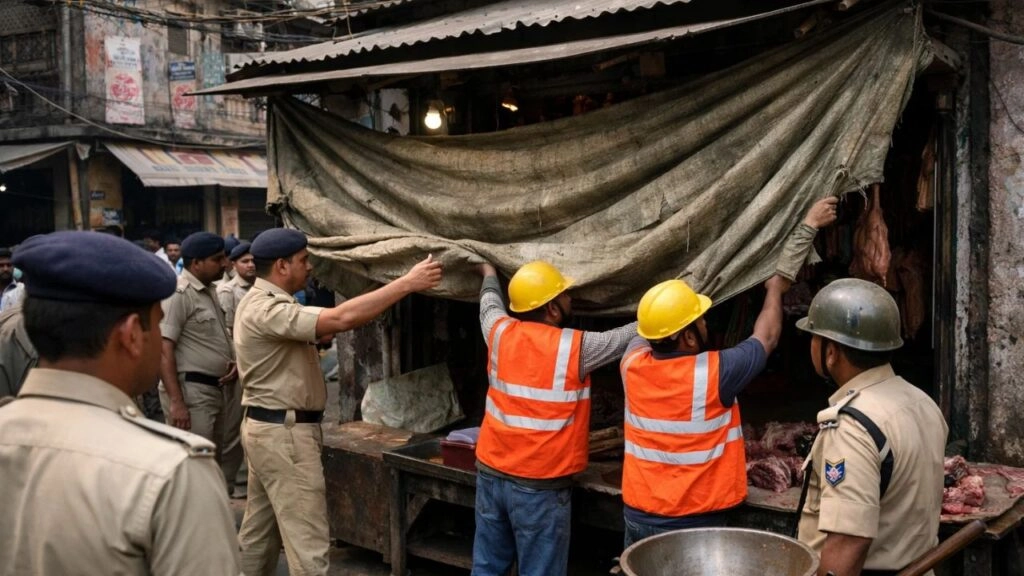 Ban on Open Meat Sales Enforced