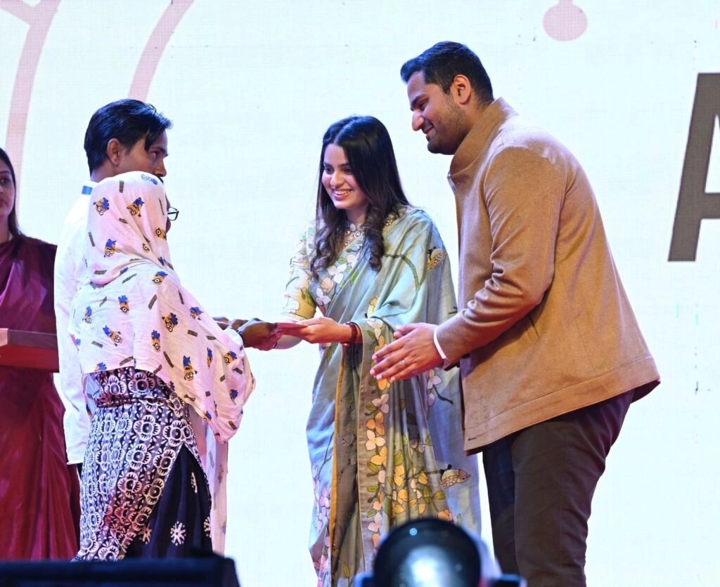 Diva & Jeet Adani Mark First Anniversary with Divyang Women