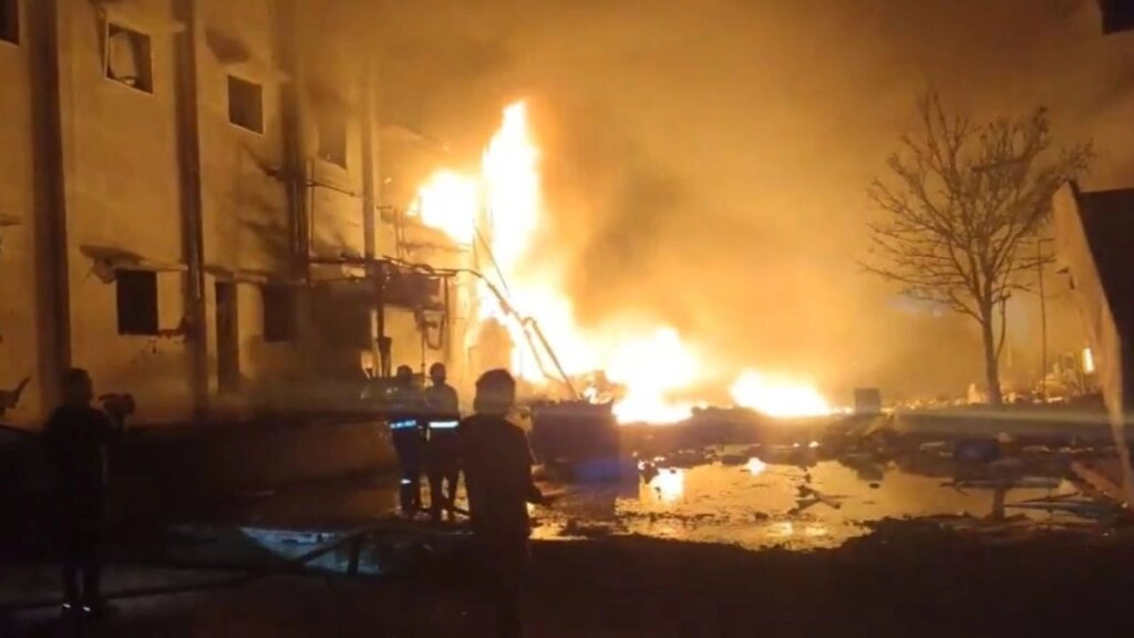 Telangana Lab Explosion: Massive Fire Controlled by 10 Fire Engines