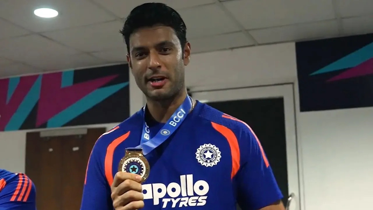 Shivam Dube Celebrated in Indian Dressing Room After Pakistan Win