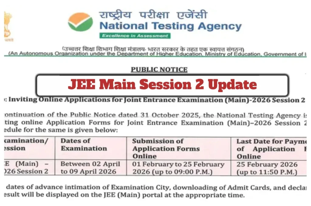 JEE Main Session 2 Registration Steps at jeemain.nta.nic.in