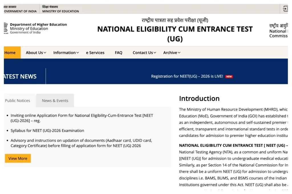 NEET UG 2026: 9 Mistakes to Avoid When Filling Application