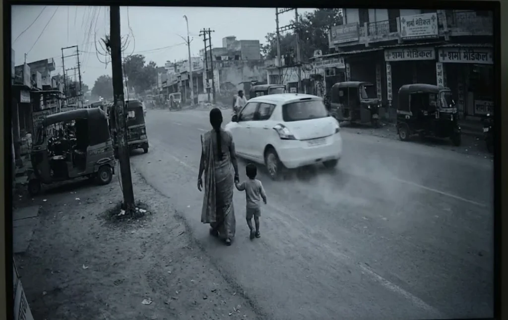 CCTV Shows Car Crushing Mother and Daughter in Ghaziabad