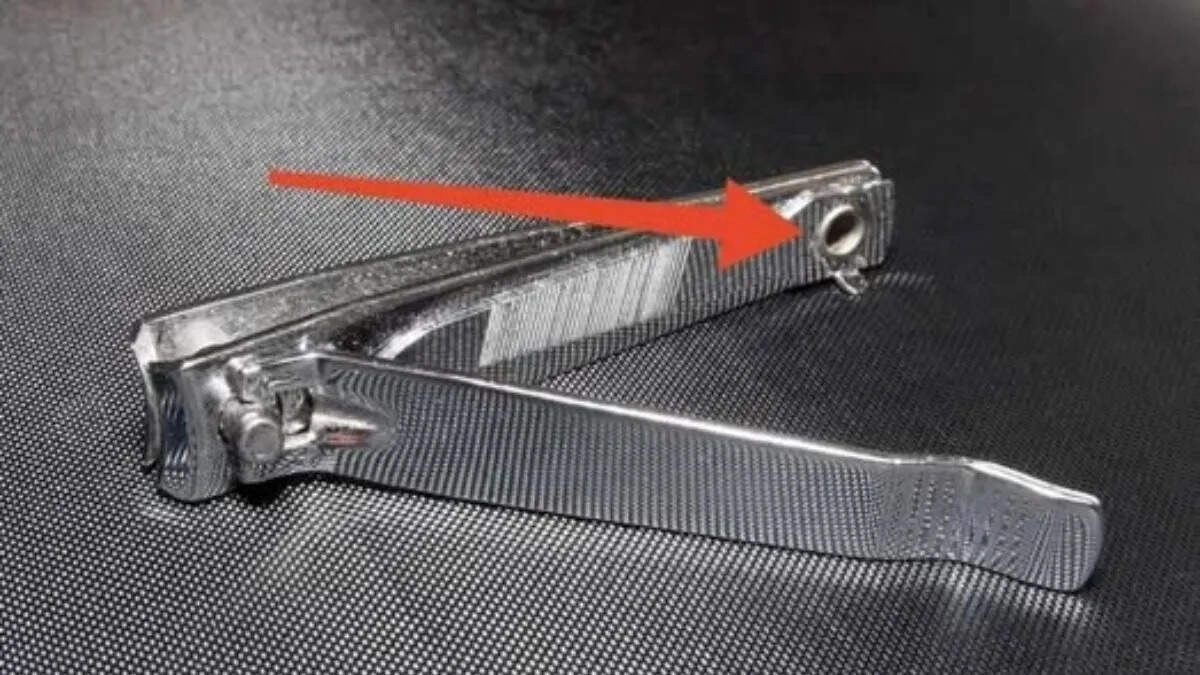Why is there a small hole in nail clippers? Find out!