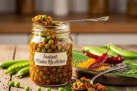 Spicy Green Pea Pickle: Ready in 10 Minutes for Year-Round Flavor