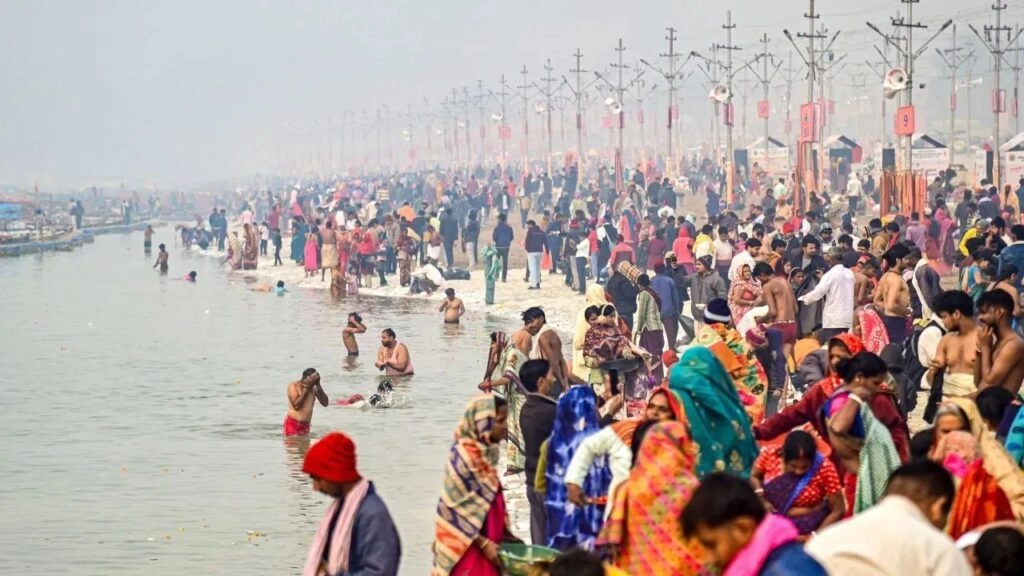Millions Gather at Sangam for Maghi Purnima Holy Dip