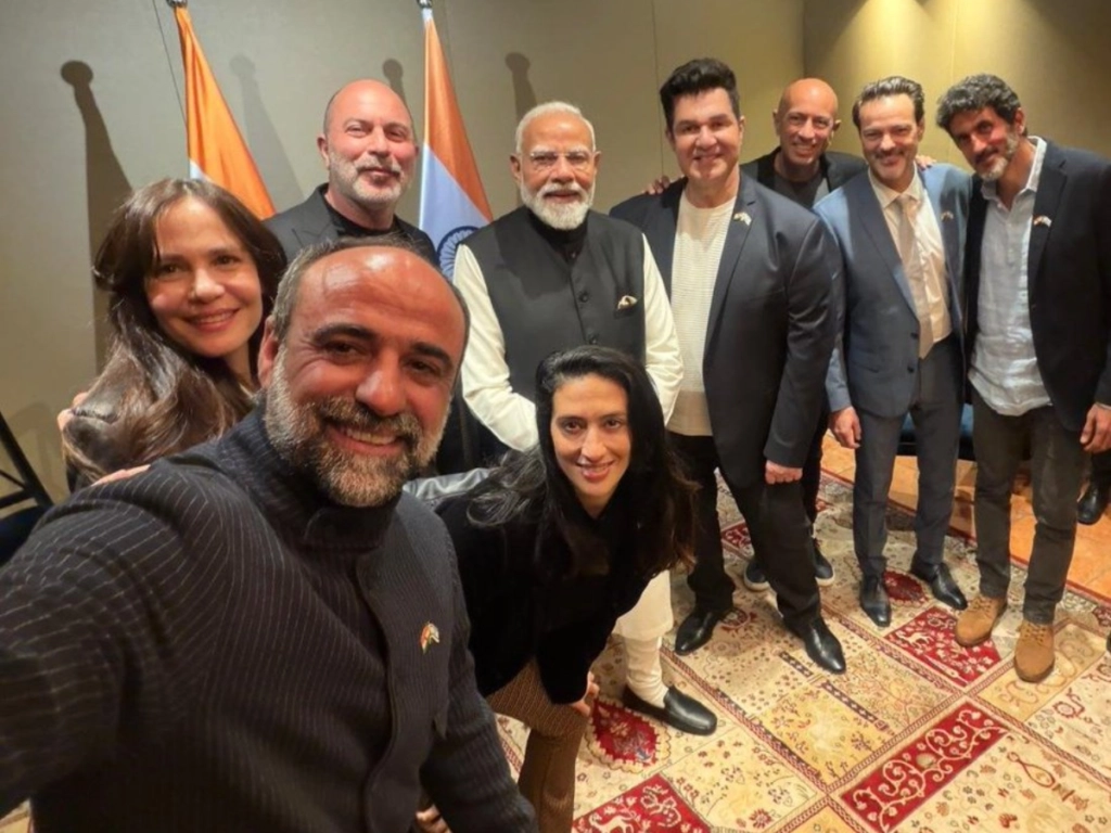 PM Modi Meets Fauda Team in Israel, Shares Fun Selfie