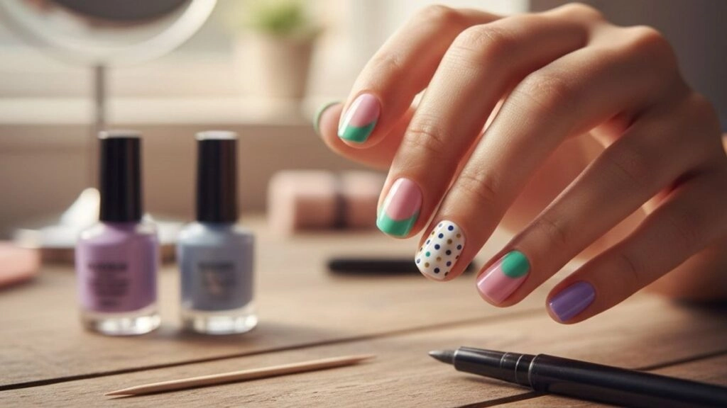 DIY Ombre Nails at Home with a Kitchen Sponge: Easy Steps