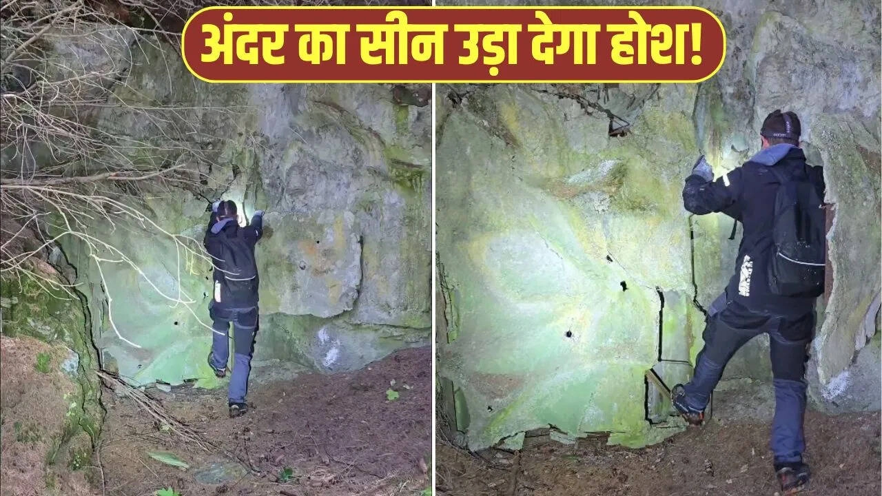 Secret Door Behind Rock Leaves People Shocked - Watch Video