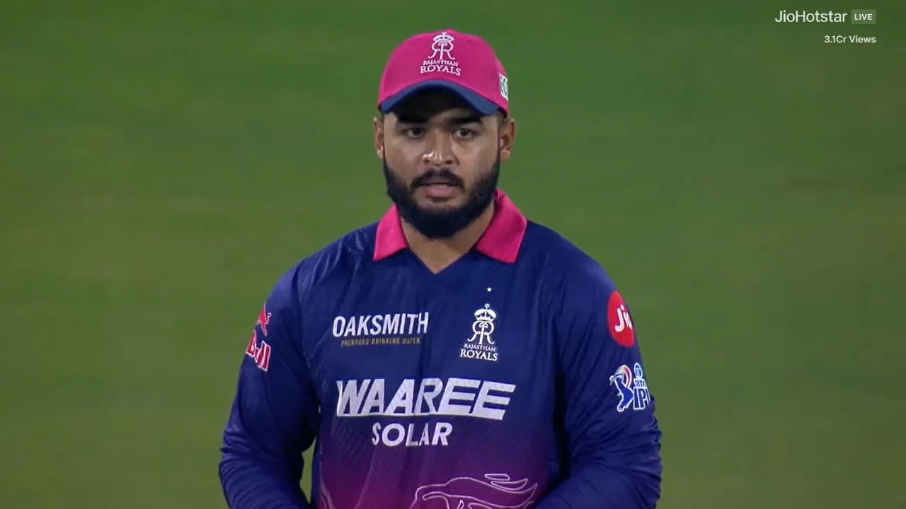 Riyan Parag Praises Bowlers After RR's Win Over CSK in IPL 2026