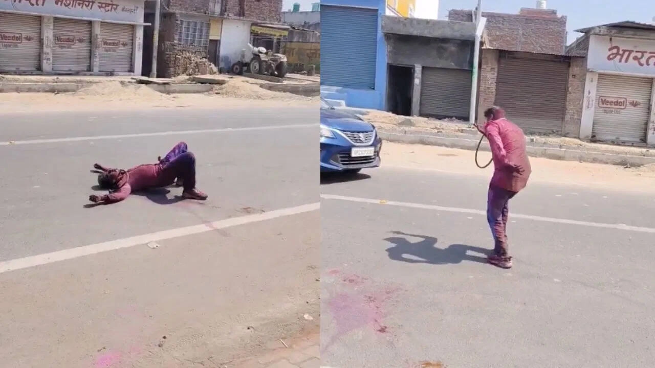 Colorful Holi Dance Video Goes Viral, Stops Traffic