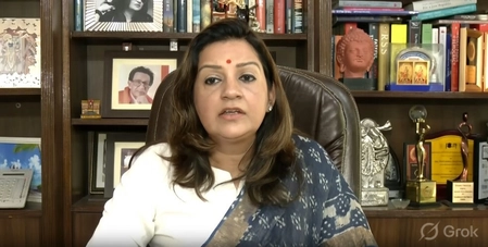 प्रियंका चतुर्वेदी का भाजपा सांसद पर हरित-श्वेत क्रांति टिप्पणी