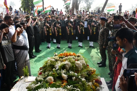 Army Chief Pays Tribute to Soldiers Sandeep, Manish, and Ajay