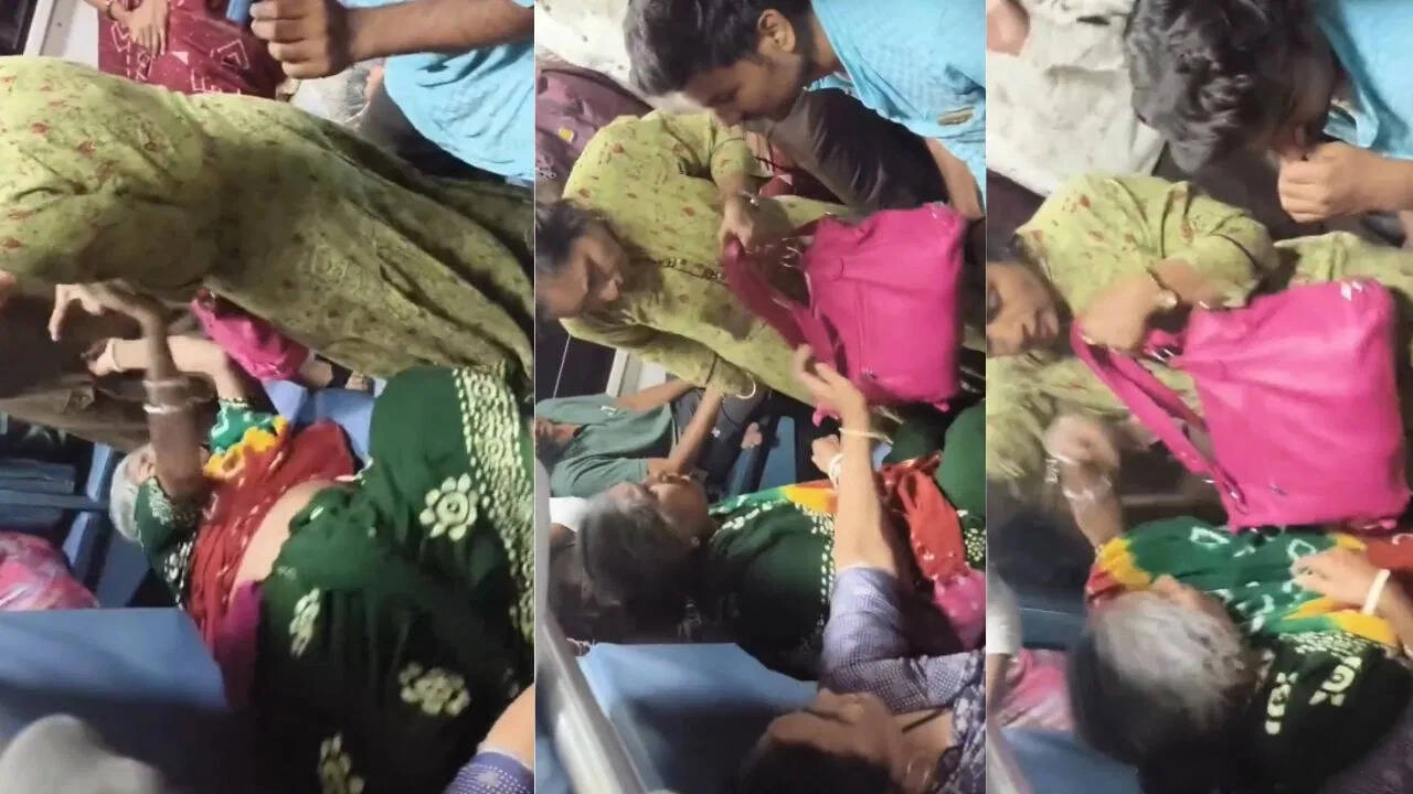 Women Clash Over Train Seat, Viral Video Gains Attention