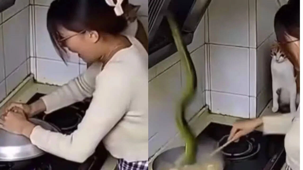 Sudden 'Death' in Kitchen: Woman's Panic Response