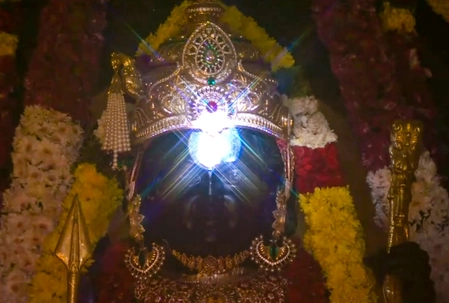Sun God Bestows Tilak on King Ram of the Solar Dynasty