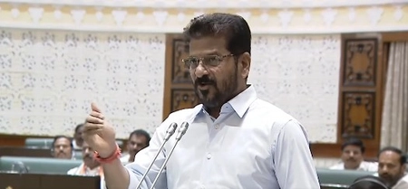 CM Revant Reddy Questions Center on KCR's Inaction in Kaleshwaram