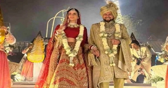 Wedding Joy: Kuldeep-Vanshika's Ceremony with Chahal & Dhirendra