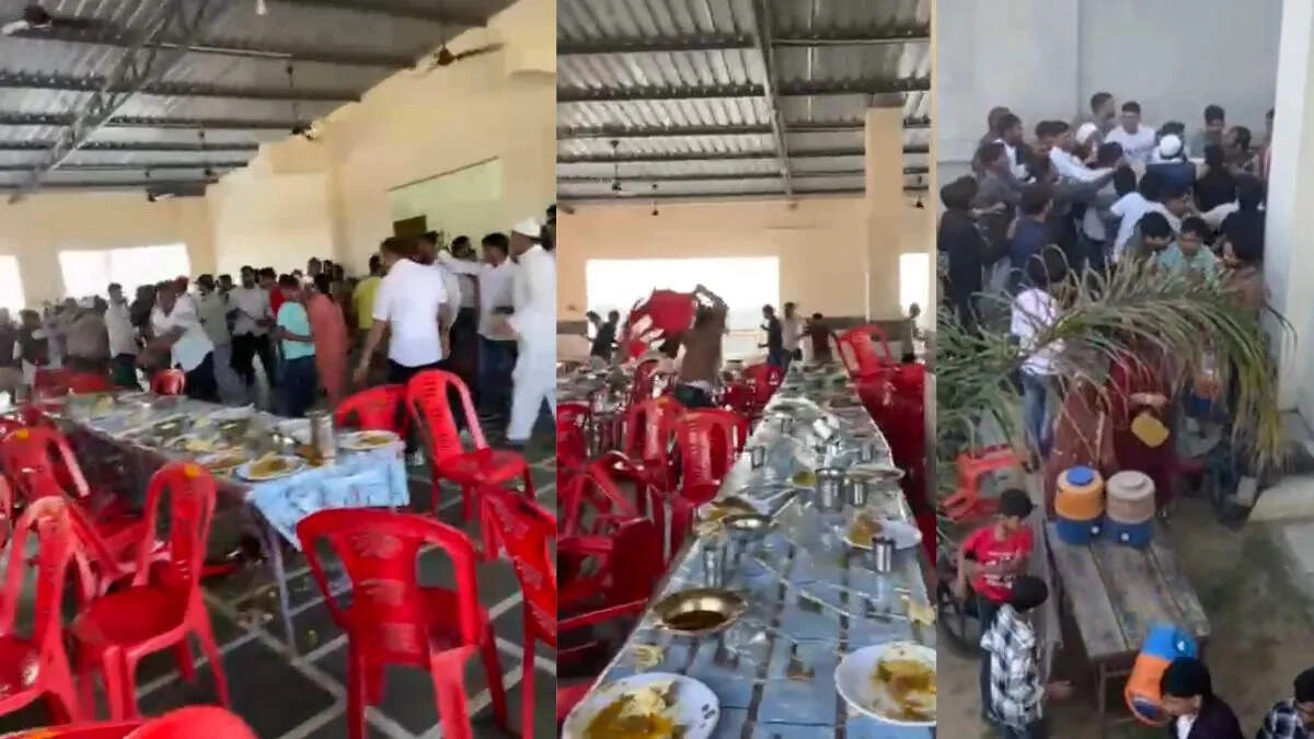 Viral Video: Wedding Chaos as Guests Start Chair Throwing