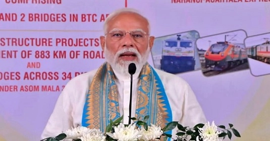 PM Modi Announces ₹4500 Crore Projects in Kokrajhar Amid Weather