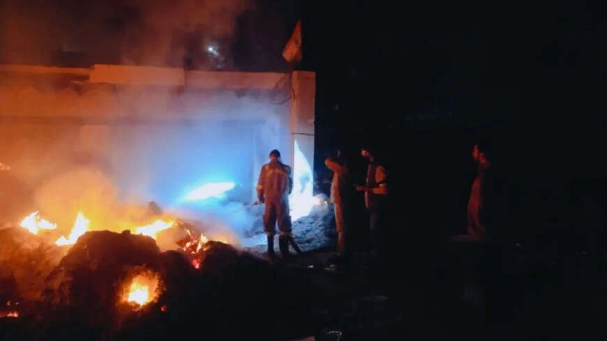Fire in Amer plywood warehouse destroys goods worth 15 lakhs