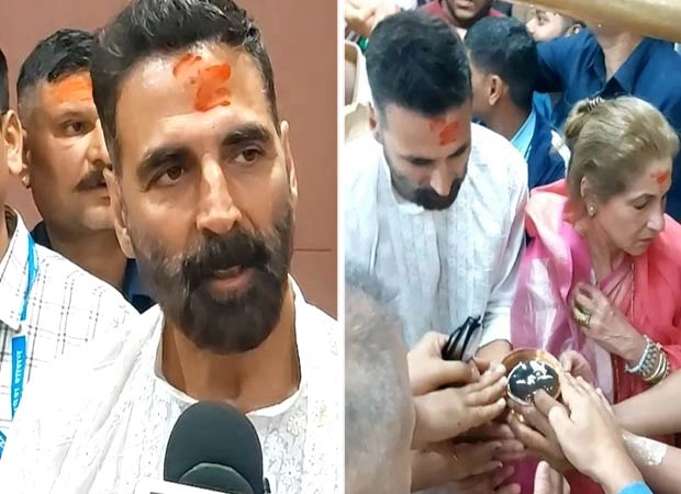 Akshay Kumar Visits Mahakaleshwar Temple Before Bhooth Bangla