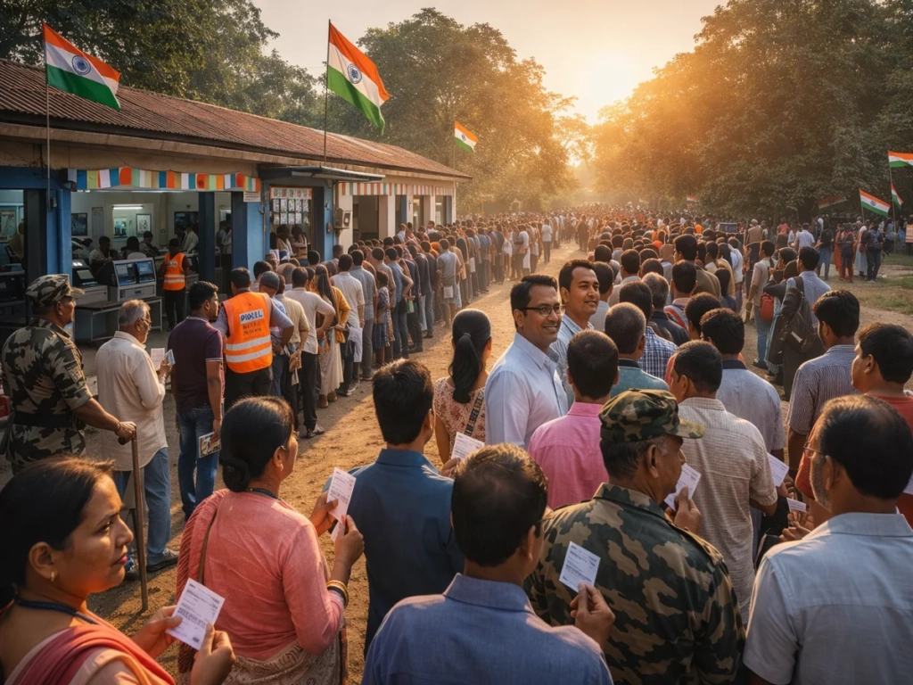 Assam Assembly Election 2026: Crowds Gather in Jorhat to Vote