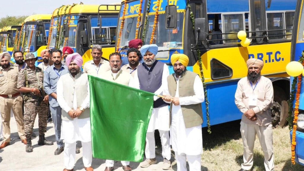 CM Mann Flags Off 250 New Buses for PRTC Fleet