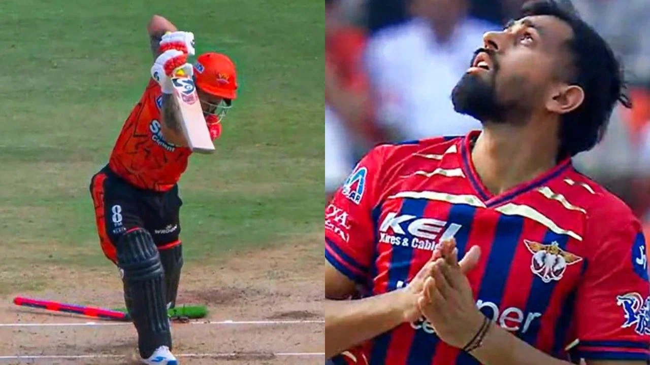 Prince Yadav bowls Ishan Kishan out in SRH vs LSG match