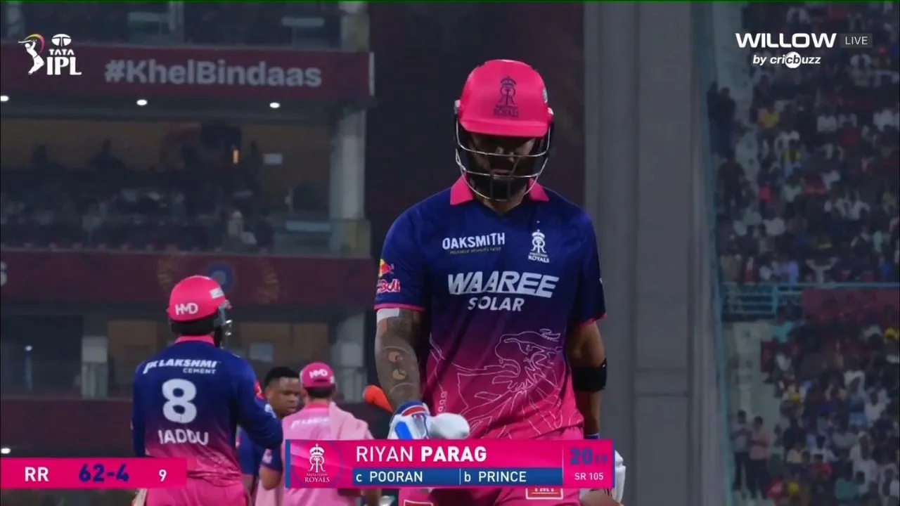 Fans Troll Riyan Parag Over Poor Form in IPL 2026