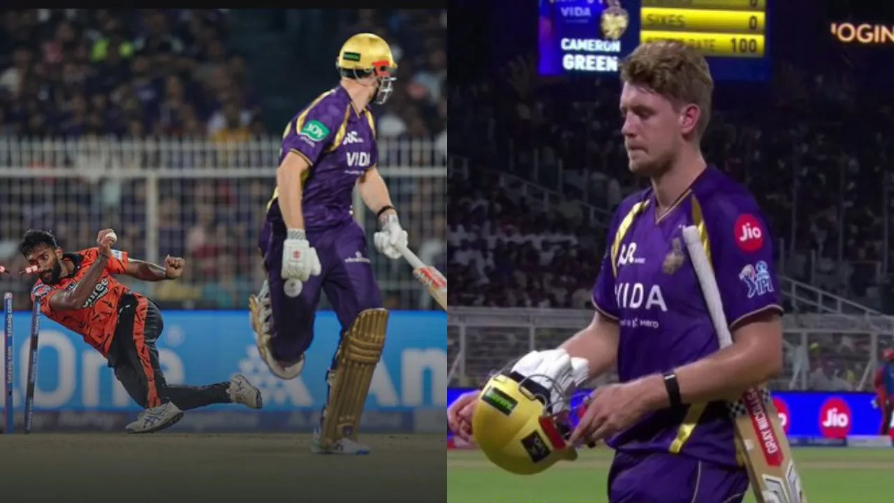 Cameron Green's Bizarre Run-Out Drama vs SRH in IPL 2026