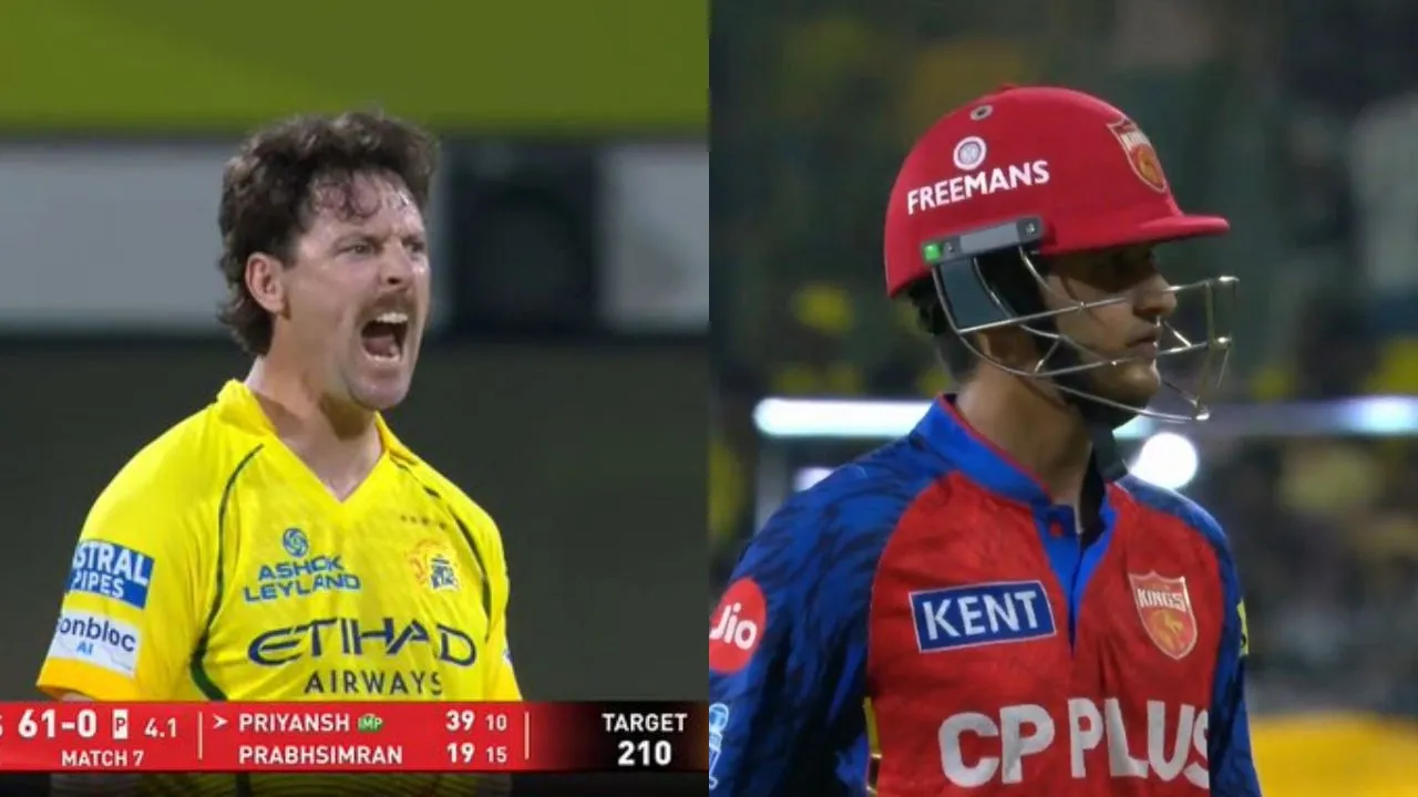 Matt Henry Strikes Back at Priyansh Arya After Six in IPL 2026