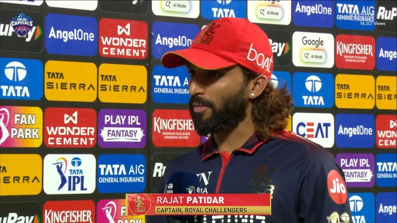 Patidar Praises RCB's Pace Attack After Win Over DC in IPL 2026