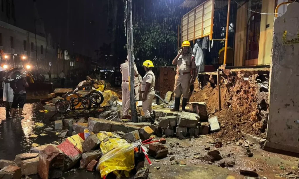 7 Killed as Bengaluru Hospital Wall Collapses from Rain