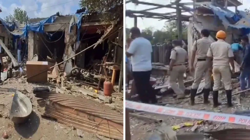 Explosion at Nitrogen Gas Warehouse in Dadra: 4 Dead, 4 Injured