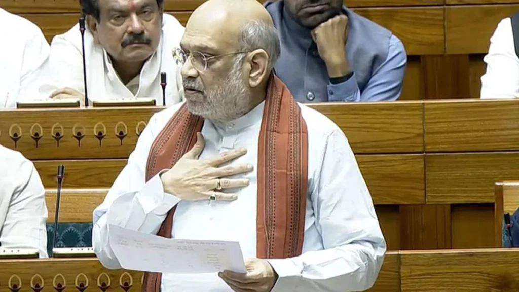 Amit Shah Critiques Critics in Parliament Debate