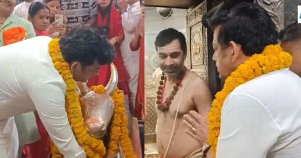 Ravi Kishan Visits Mahakaleshwar, Wishes Health for Nation