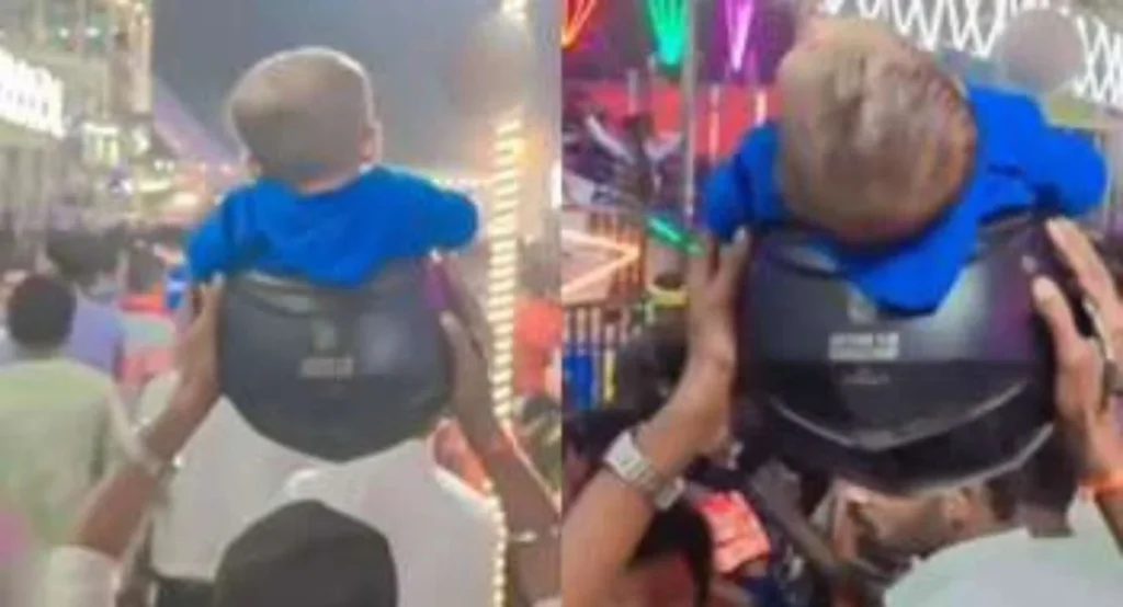Father's Unique Method Keeps Child Safe in Crowds: Wow!