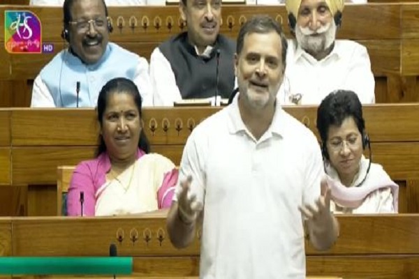 Rahul Gandhi's Humorous Remark on PM and Wife in Lok Sabha